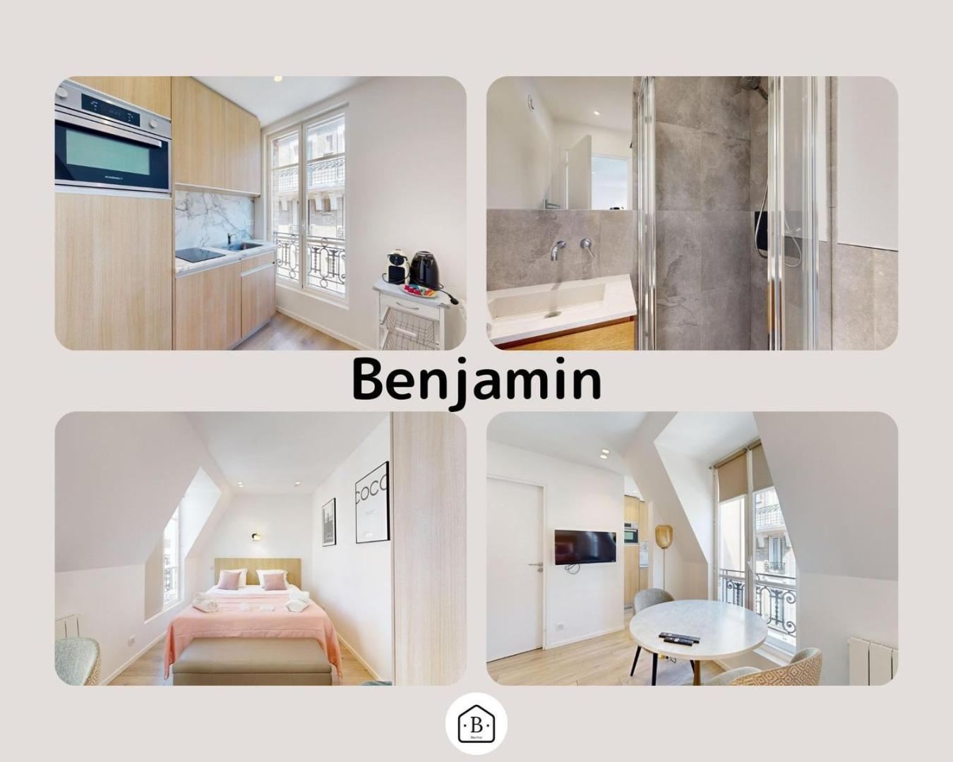 162 Suite Benjamin - Superbe Appartement A Paris Exterior foto